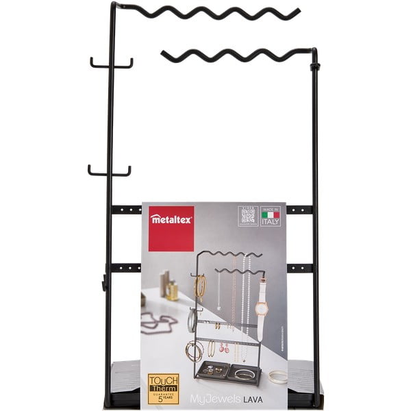 Crni organizator za nakit Metaltex My Jewels-image-4