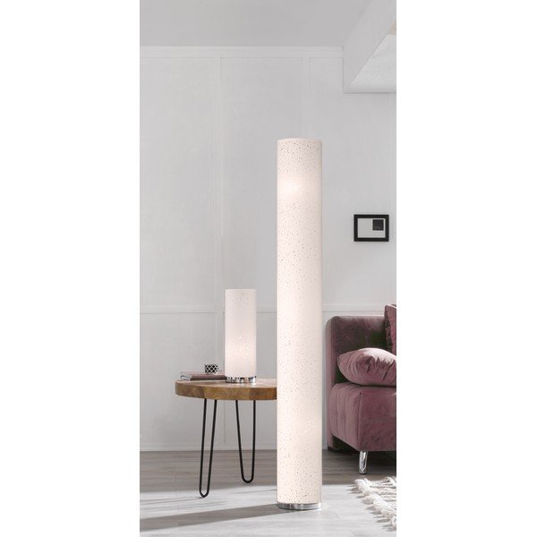 Bijela stolna lampa s tekstilnim sjenilom (visina 35 cm) Thor – Fischer & Honsel-image-3