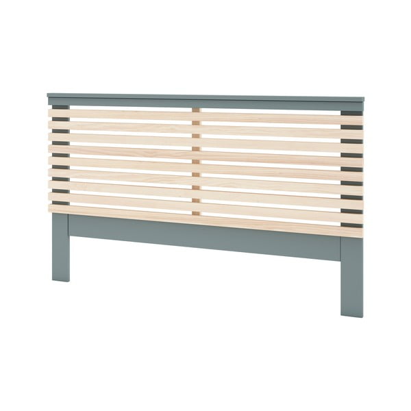 Uzglavlje u dekoru bora u prirodnoj boji/prljavo zeleno 146x100 cm Pisco – Marckeric-image-2