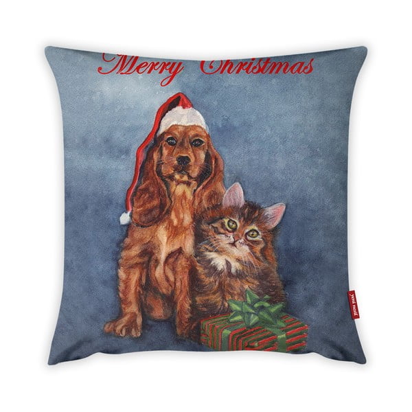 Navlaka za jastuke Vitaus Christmas Period Cat And Dog, 43 x 43 cm