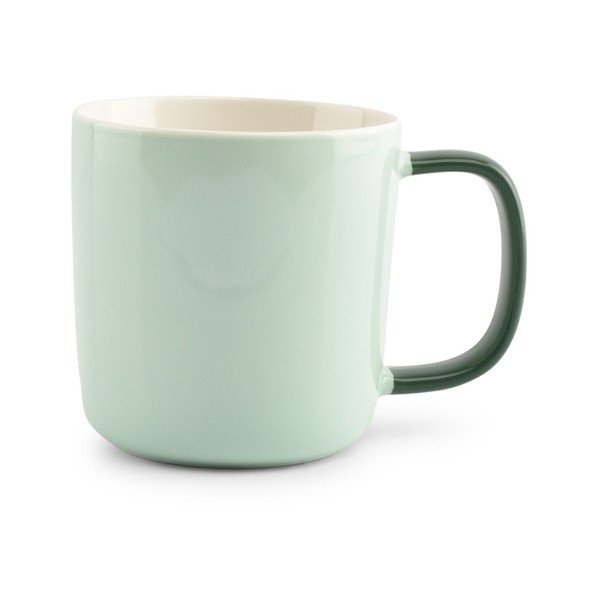 Svijetlo zelena šalica od new china bone porculana 370 ml Mae – ONA