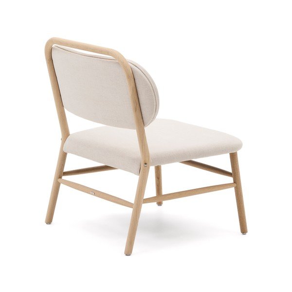 Bež fotelja od šenila Helda – Kave Home-image-4