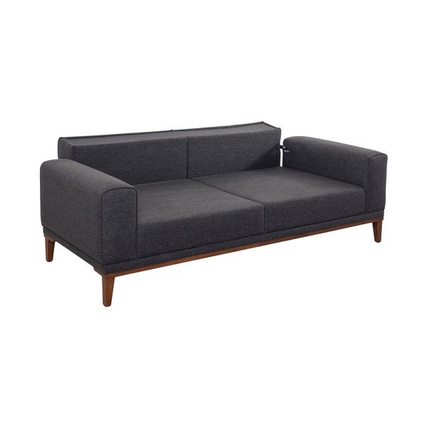 Antracitno siva sklopiva sofa 223 cm Liones – Artie-image-3