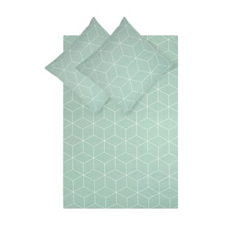 Tirkizno plava posteljina od pamuka od 46, 200 x 200 cm