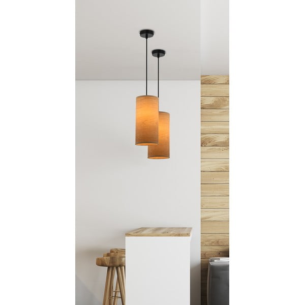 Svjetlo smeđa viseća svjetiljka ø 12 cm Ballo – Candellux Lighting-image-1