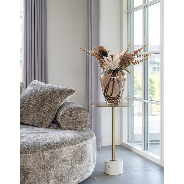 Metalni okrugao pomoćni stol ø 41 cm Lecco – House Nordic-image-1