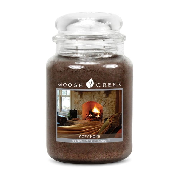 Mirisna svijeća u staklenoj posudi Goose Creek Cozy Home, 150 sati gorenja