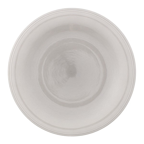 Bijelo-sivi porculanski tanjur Villeroy & Boch Like Color Loop, 28,5 cm