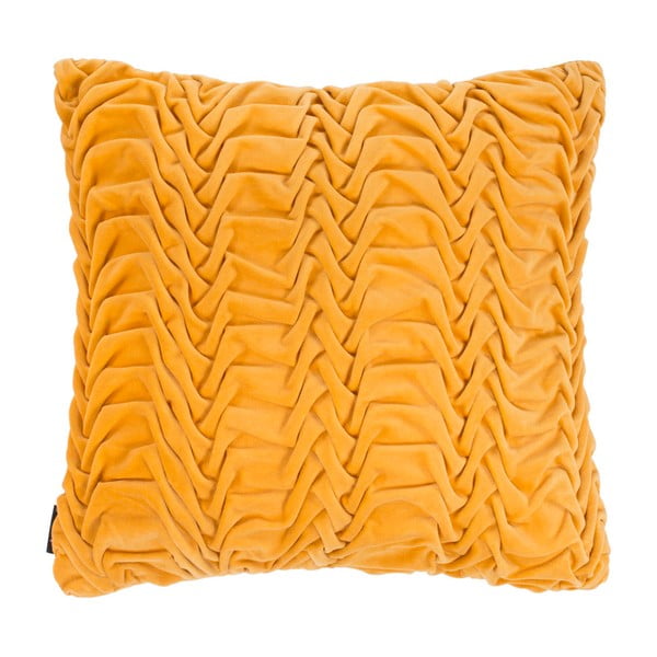 Žuti jastuk ZicZac Glister, 45 x 45 cm