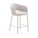 Barska stolica boje slonovače (visine sjedala 65 cm) Maina – Kave Home