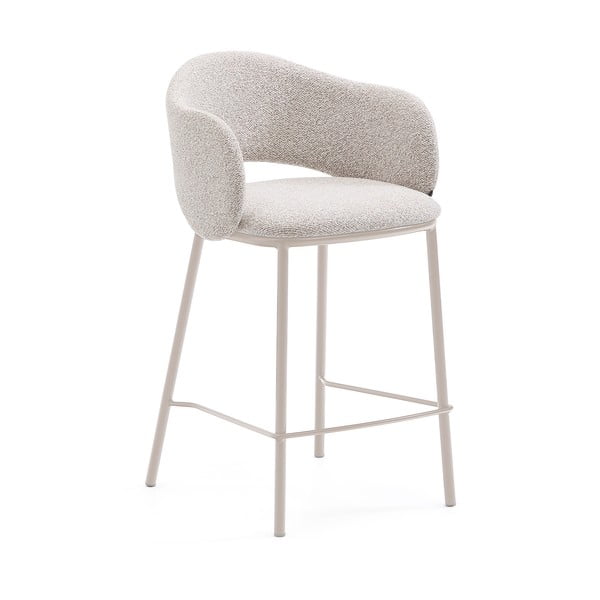 Barska stolica boje slonovače (visine sjedala 65 cm) Maina – Kave Home