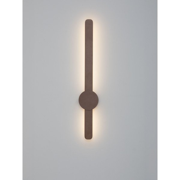 Smeđa LED zidna lampa aluminijska Norei – Nova Luce-image-4