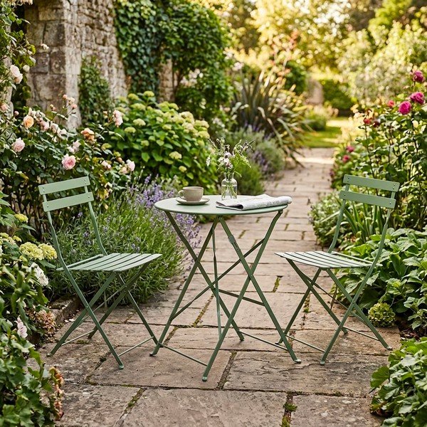 Kadulja zeleni željezni vrtni blagovaonski set za 2 osobe Austin – Bizzotto-image-1