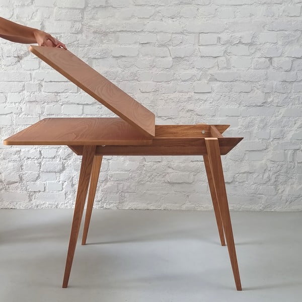 Proširiv blagovaonski stol s pločom stola u dekoru jasena 65x90 cm Envelope – Ragaba-image-1