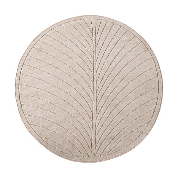 Bež okrugao unutarnji i vanjski tepih ø 120 cm Nova 1204 – Ayyildiz Carpets
