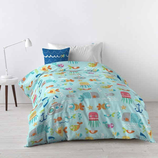 Dječja pamučna posteljina Moshi Moshi Sea Life, 140 x 200 cm-image-1