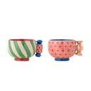 Šalice u setu 2 kom za espresso s božićnim motivom od kamenine 250 ml Caramella – Bloomingville