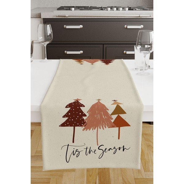Nadstolnjak s božićnim motivom 40x140 cm – Kate Louise-image-1