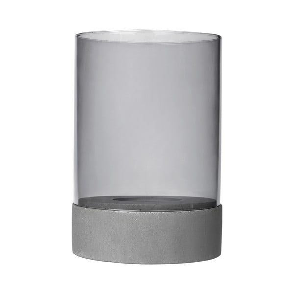 Sivi svijećnjak s betonskim postoljem betona betona
