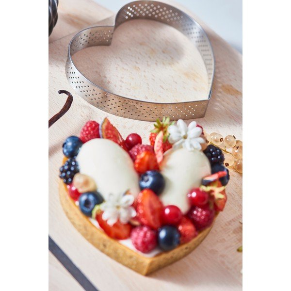 Posuda za pečenje od nehrđajućeg čelika de Buyer Heart Ring, ø 18 cm-image-2