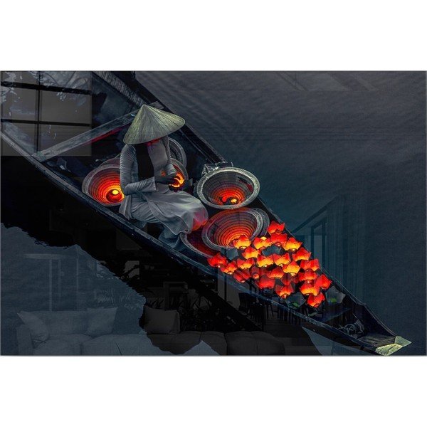 Staklena slika 100x70 cm China - Wallity