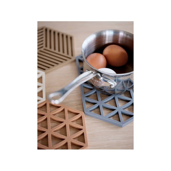 Crni silikonski podmetač za lonce Zone Triangles-image-4