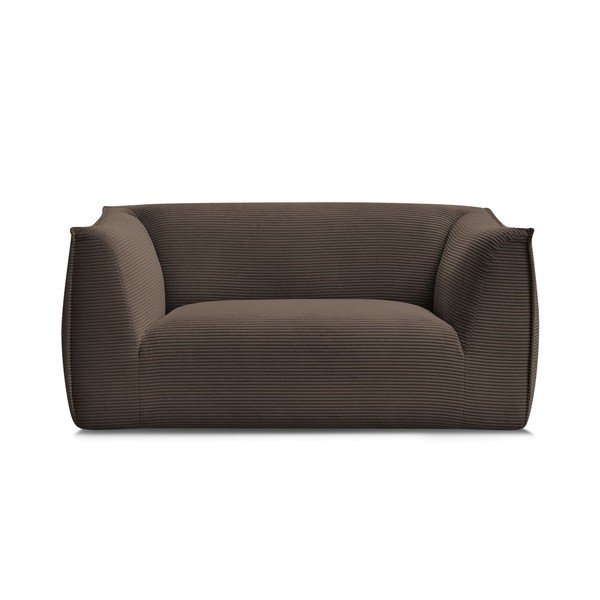 Smeđa sofa od samta 170 cm Giorgia – Bobochic Paris