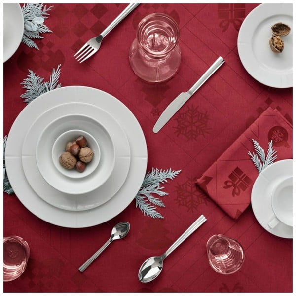 Stolnjak s božićnim motivom od damasta 150x220 cm Natale – Rosendahl-image-3