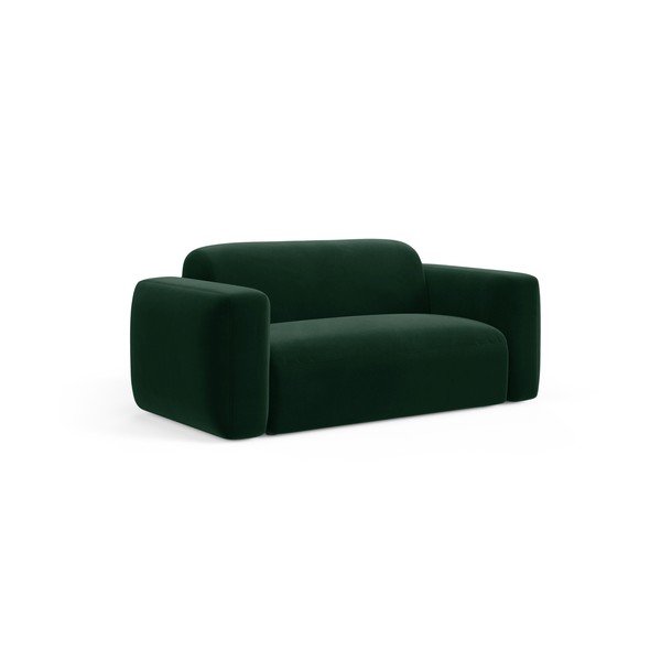 Tamno zelena baršunasti sofa 180 cm Strino – Cosmopolitan Design-image-1