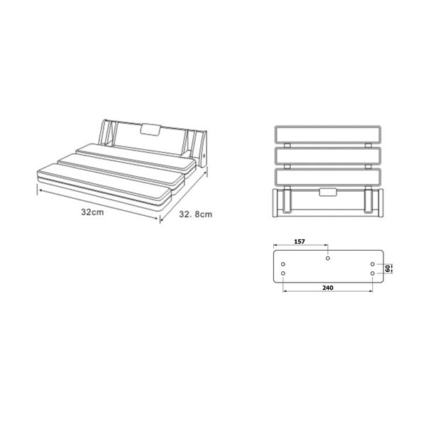 Stolica za tuširanje Aqualine Handicap – Sapho-image-1
