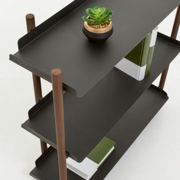 Mala crna polica Kave Home Magal-image-1