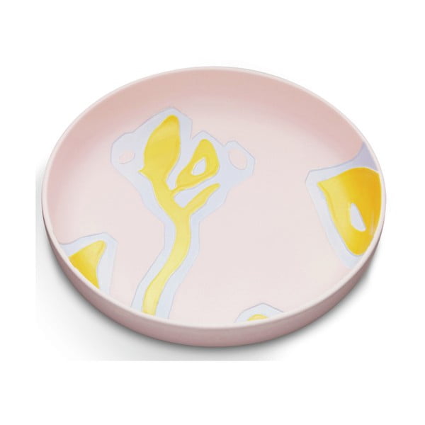 Ružičasti tanjur od keramike Kähler Design Fiora, ⌀ 28 cm