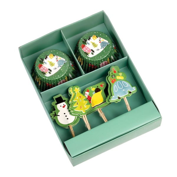 Set za pečenje muffina s božićnim motivom Rex London Wonderland-image-1
