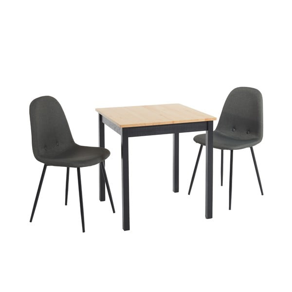 Set blagovaonskog stola Sydney i dvije blagovaonske stolice Lissa - Bonami Essentials