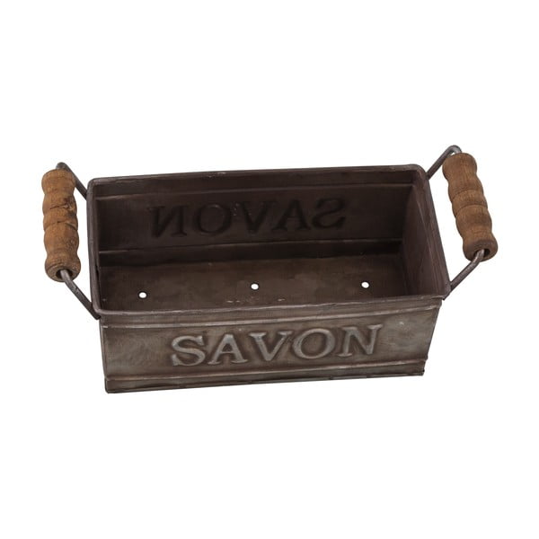 Tamnosiva metalna posuda za sapun - Antic Line-image-2