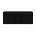 Crni modularni sustav polica 169x69 cm Mistral Kubus - Hammel Furniture