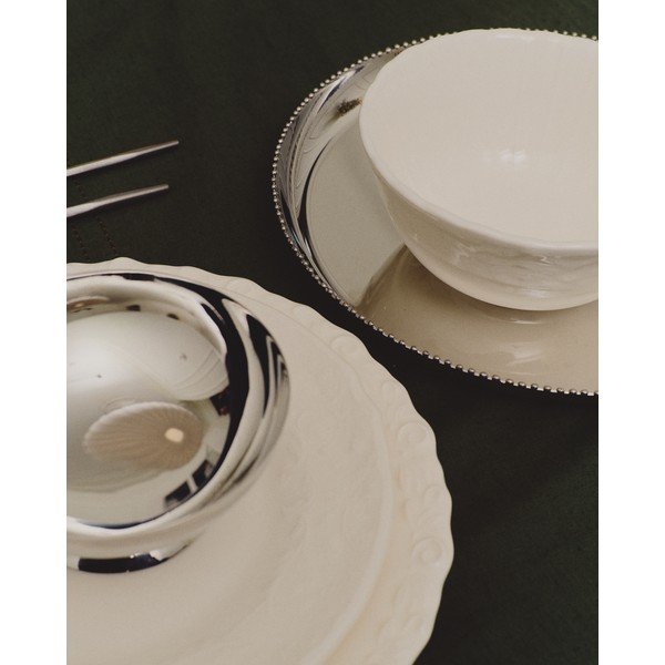 Zdjelice u setu 2 kom za posluživanje od nehrđajućeg čelika u srebrnoj boji Nirela – Kave Home-image-2