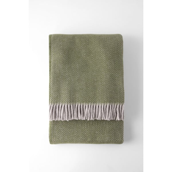 Zeleni pokrivač pamuk Euromant Skyline, 140 x 160 cm