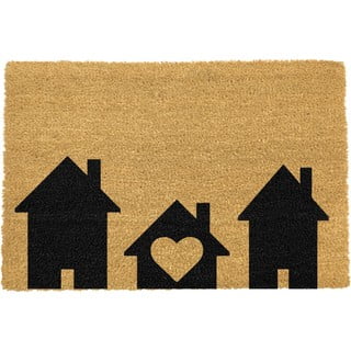 Otirač od prirodnog kokosovog vlakna Artsy Doormats Home is Whre, 40 x 60 cm