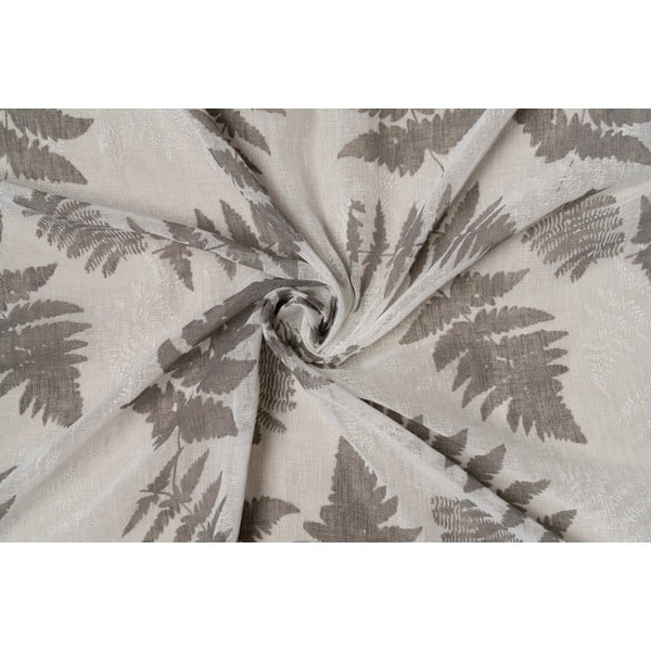 Bijelo-siva prozirna zavjesa 300x260 cm Feriga – Mendola Fabrics-image-3