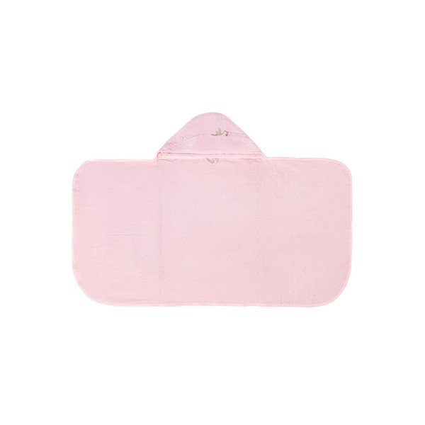 Ružičasti pamučni dječji ručnik s kapuljačom 80x135 cm Bebemarin - Foutastic-image-1