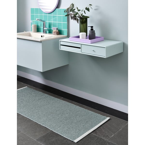 Svijetlo zeleni unutarnji i vanjski tepih 85x160 cm Mono Sage Army – Pappelina-image-1