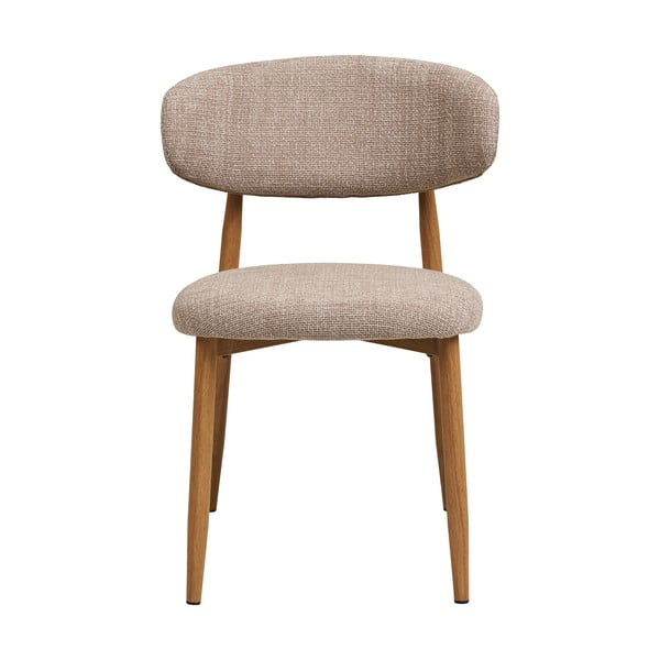 Bež/u prirodnoj boji podstavljena blagovaonska stolica Levanto – House Nordic-image-3