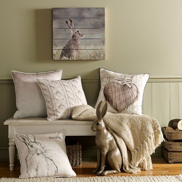 Drvena slika Graham & Brown Hare, 50 x 50 cm-image-1