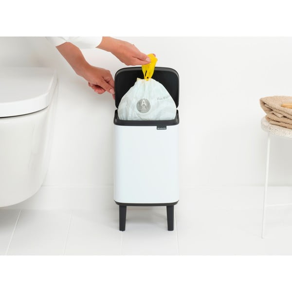 Bijela željezna kanta za smeće 4 l Bo Hi – Brabantia-image-3