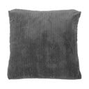 Tamnosivi ukrasni jastuk Tiseco Home Studio Ribbed, 40 x 40 cm