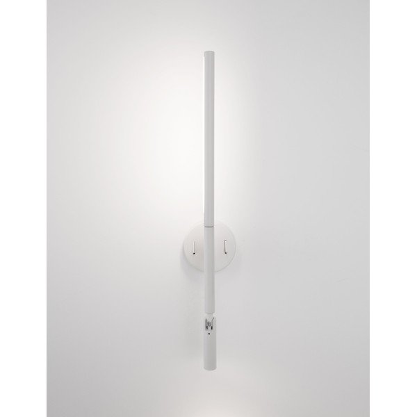 Mat bijela LED zidna lampa aluminijska sa savitljivom konstrukcijom Handy – Nova Luce-image-2