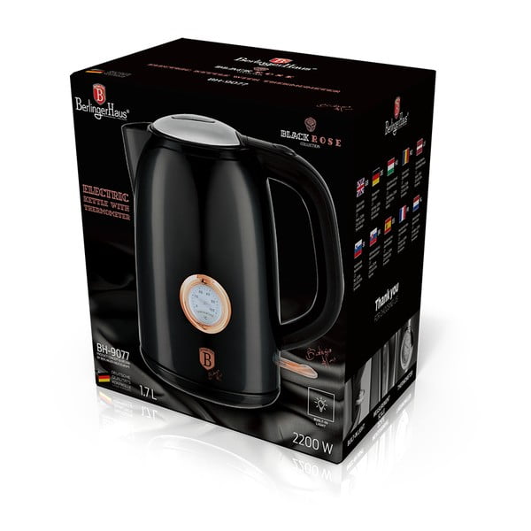 Crno kuhalo za vodu 1,7 l Black Rose Collection - BerlingerHaus-image-3