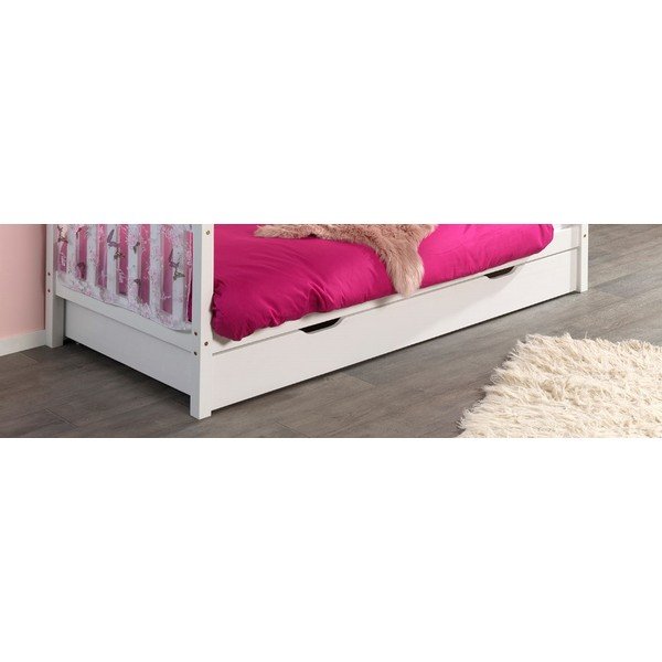 Bijela dječja ladica za ispod kreveta 90x200 cm Dallas – Vipack-image-1