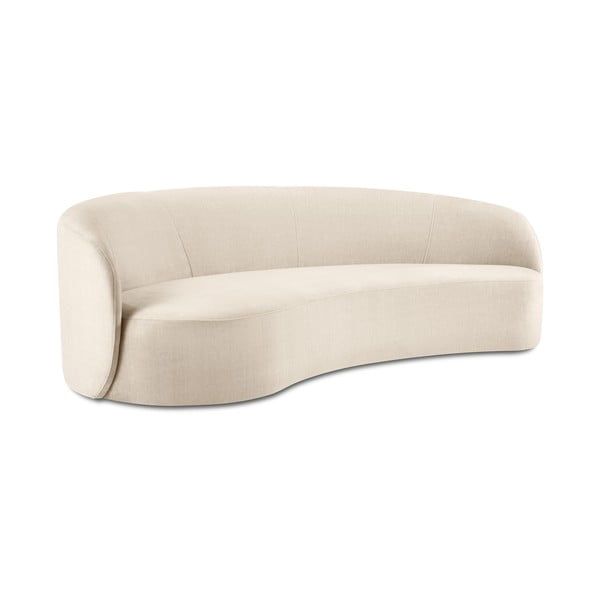 Bež baršunasta asimetrična sofa Mazzini Sofas Debbie, lijevo-image-2